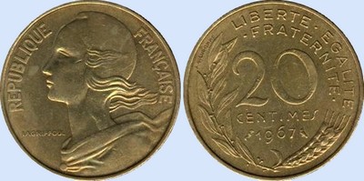 20 Centimes MARIANNE